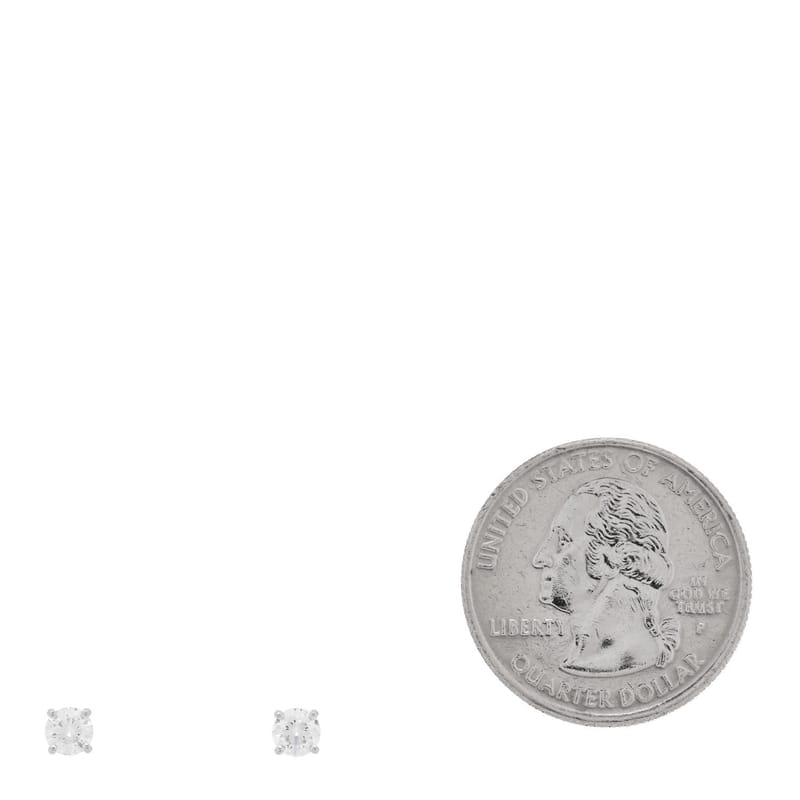 платина діамант .50ctw Solitaire сережки