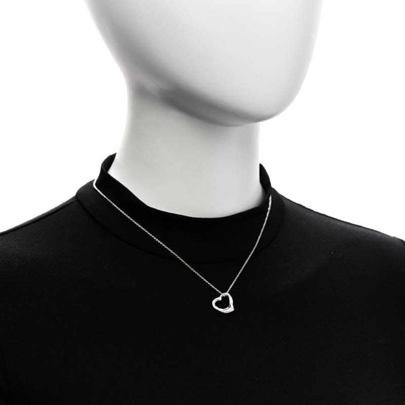 срібло 925 16mm Elsa Peretti Open Heart підвіска кольє