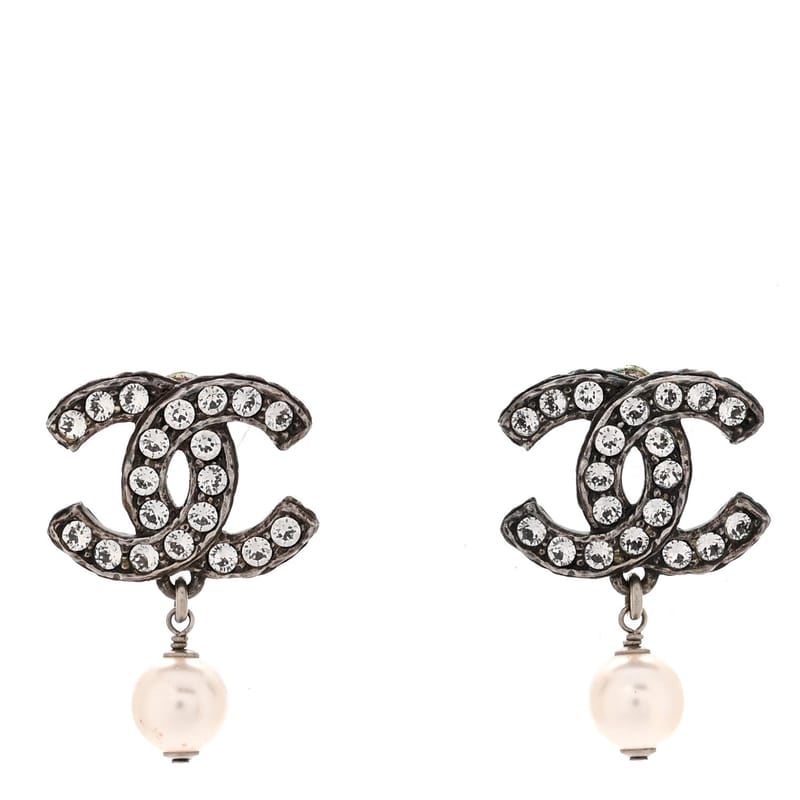 Ruthenium Crystal перлина CC Drop сережки