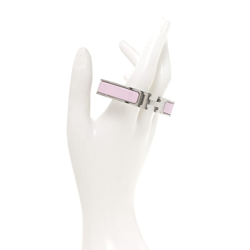 Enamel Narrow Clic Clac H браслет PM рожевий Candeur