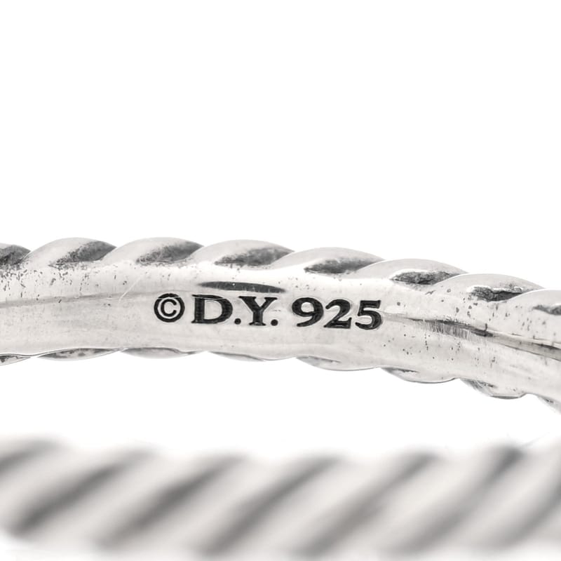 срібло 925 діамант Quatrefoil каблучка 50 5.25