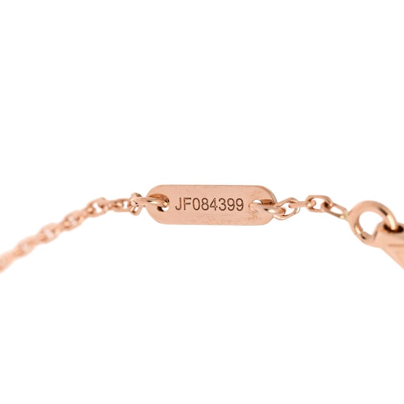 18K рожеве золото Carnelian Sweet Alhambra браслет