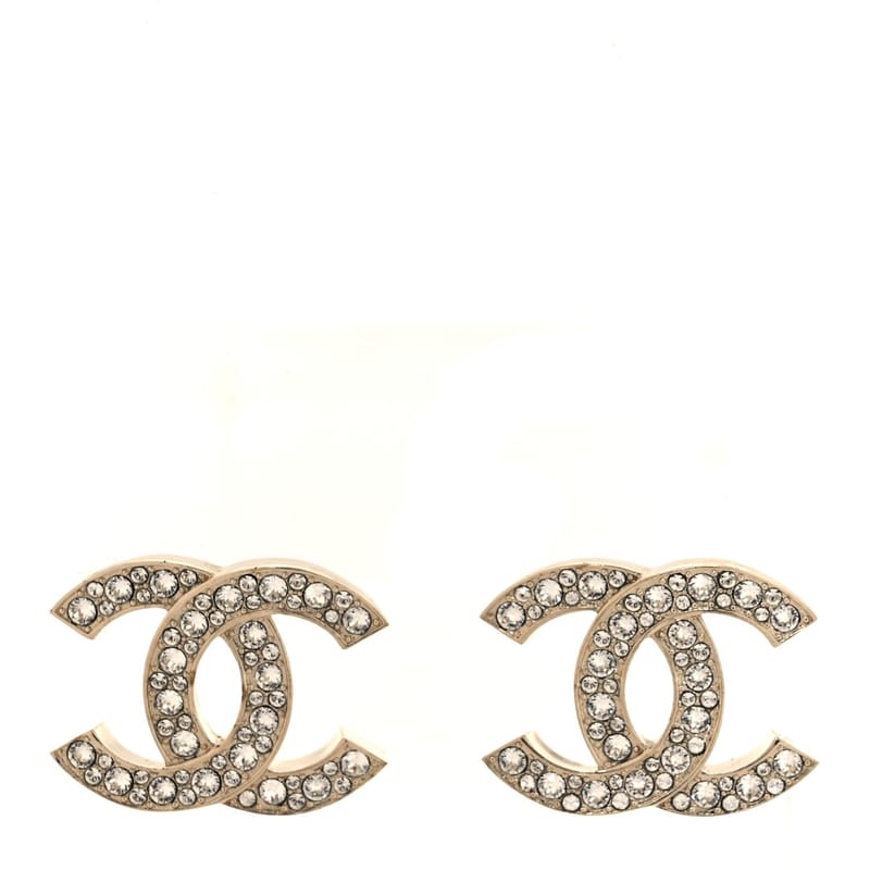 Crystal CC Stud сережки золото