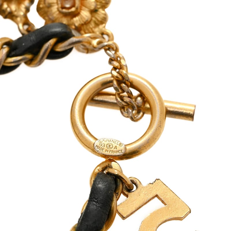 Metal Lambskin Lucky Charm браслет золото