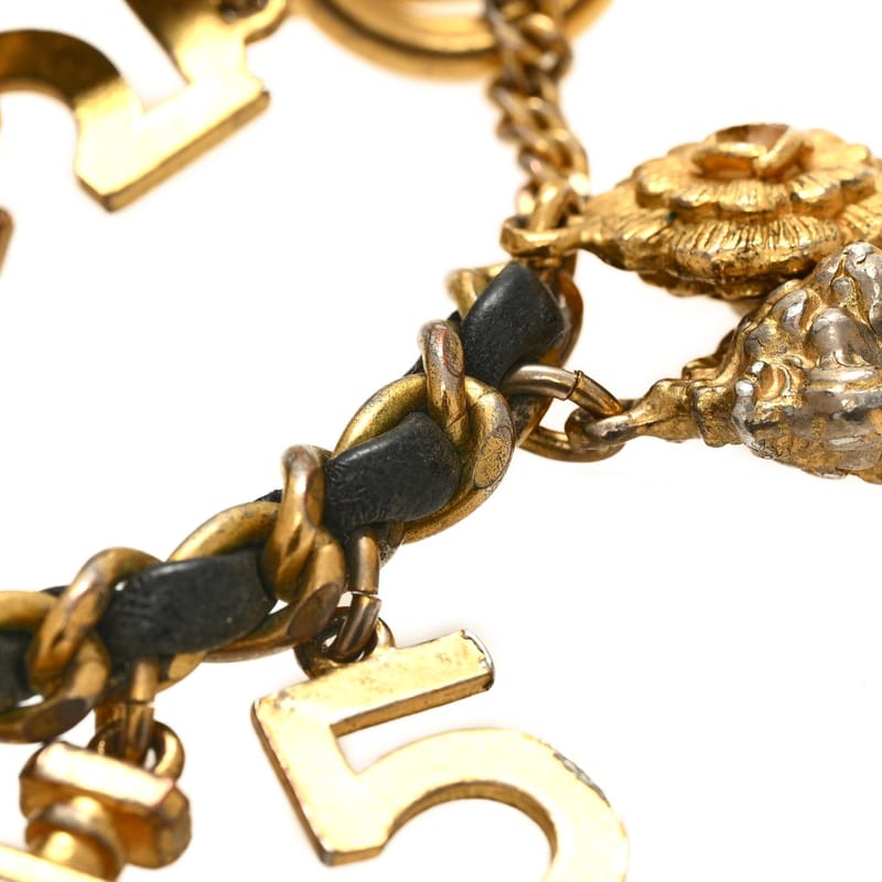 Metal Lambskin Lucky Charm браслет золото