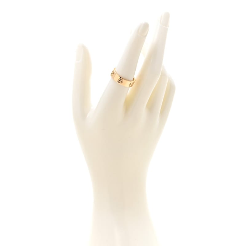 18K рожеве золото 5.5mm LOVE каблучка 56 7.75