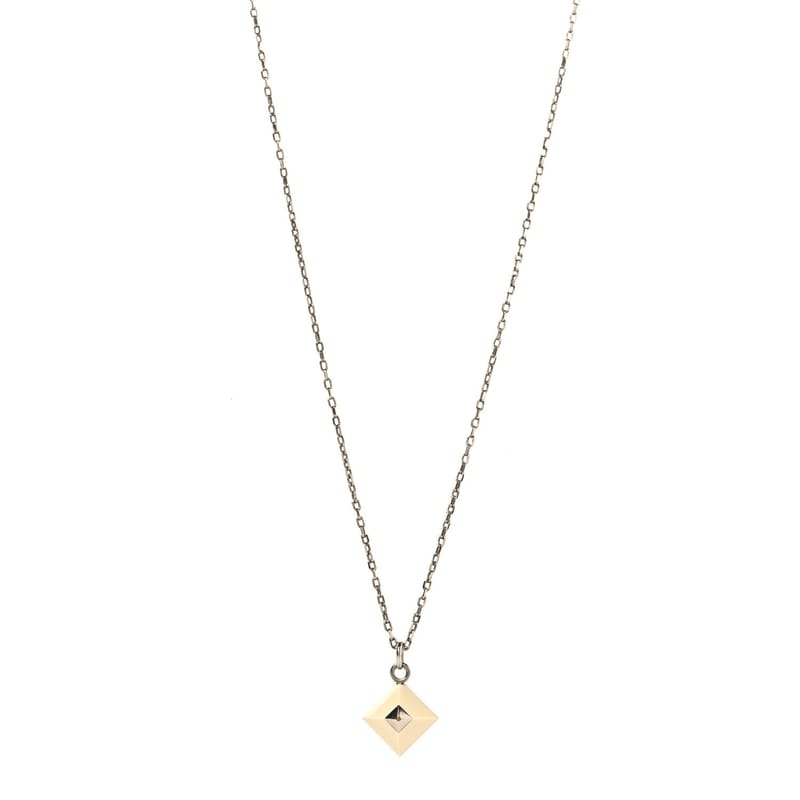 Palladium Plated Medor Folk підвіска кольє білий
