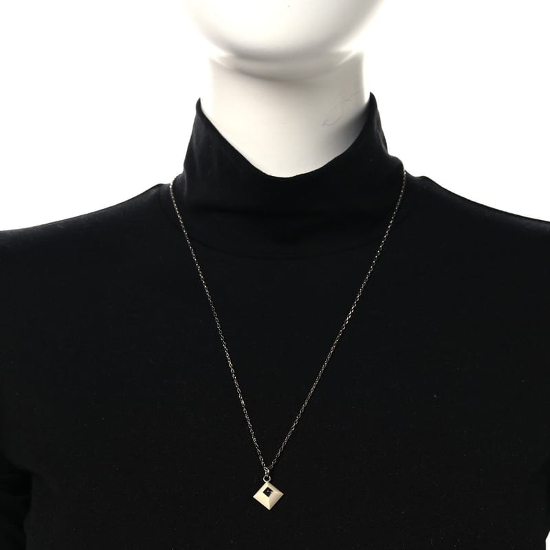 Palladium Plated Medor Folk підвіска кольє білий