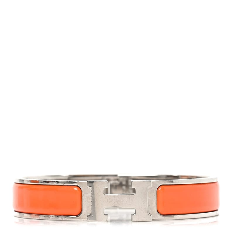 Enamel Narrow Clic Clac H браслет GM Orange