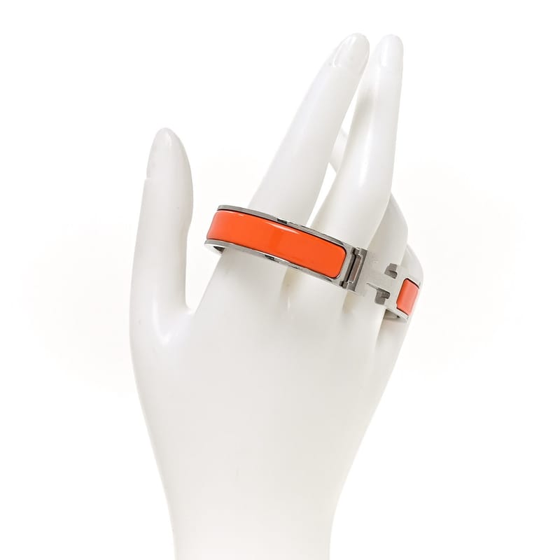Enamel Narrow Clic Clac H браслет GM Orange