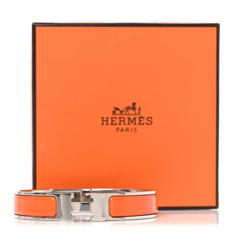 Enamel Narrow Clic Clac H браслет GM Orange