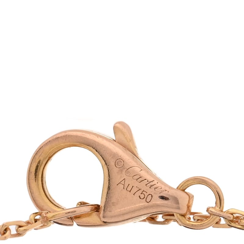 18K Pink жовтий біле золото діамант Trinity браслет