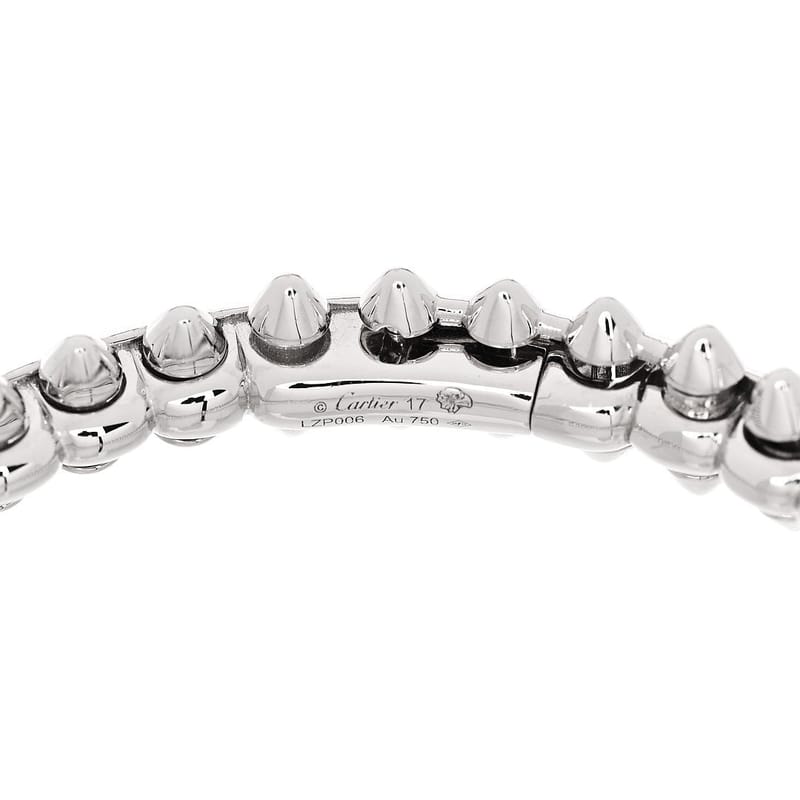 18K біле золото Medium Clash De Cartier браслет 17