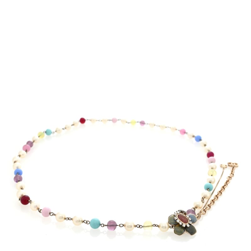 перлина Enamel Crystal Flower Belt золото Multicolor