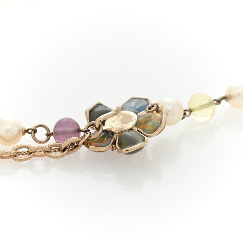 перлина Enamel Crystal Flower Belt золото Multicolor