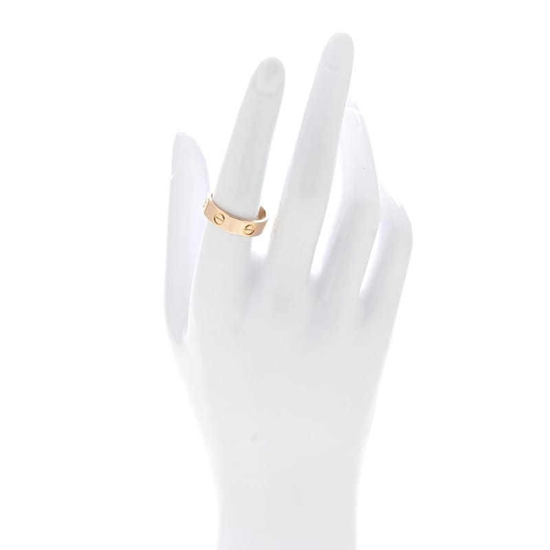 18K рожеве золото 5.5mm LOVE каблучка 56 7.5