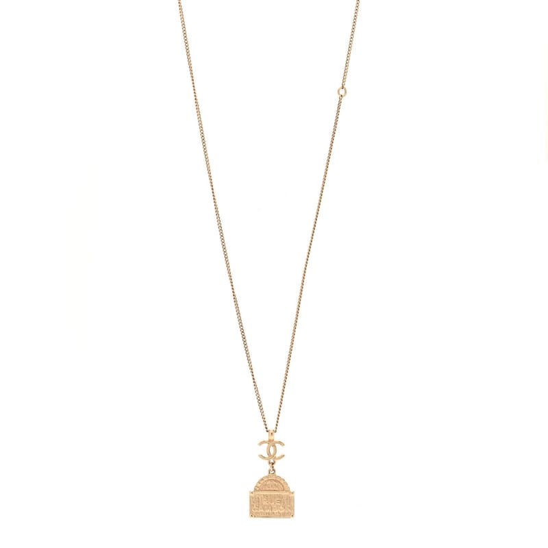 Metal CC Rue Cambon кольє золото