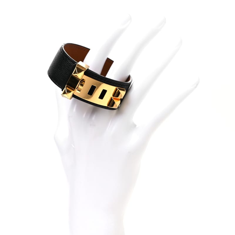 Madame Calfskin Collier de Chien CDC 24 браслет T2 чорний
