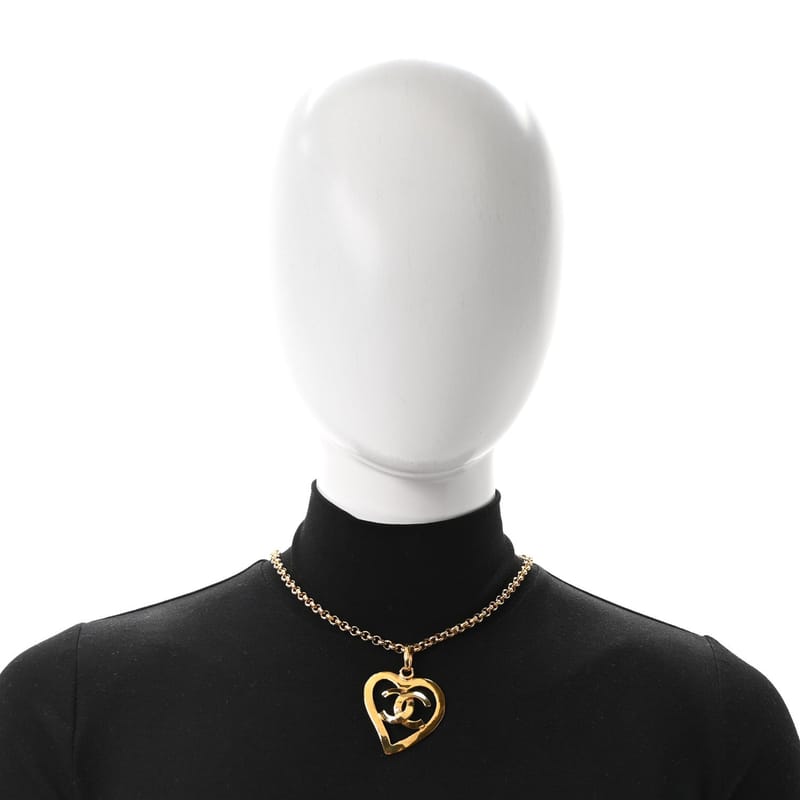 CC Heart ланцюг підвіска кольє золото