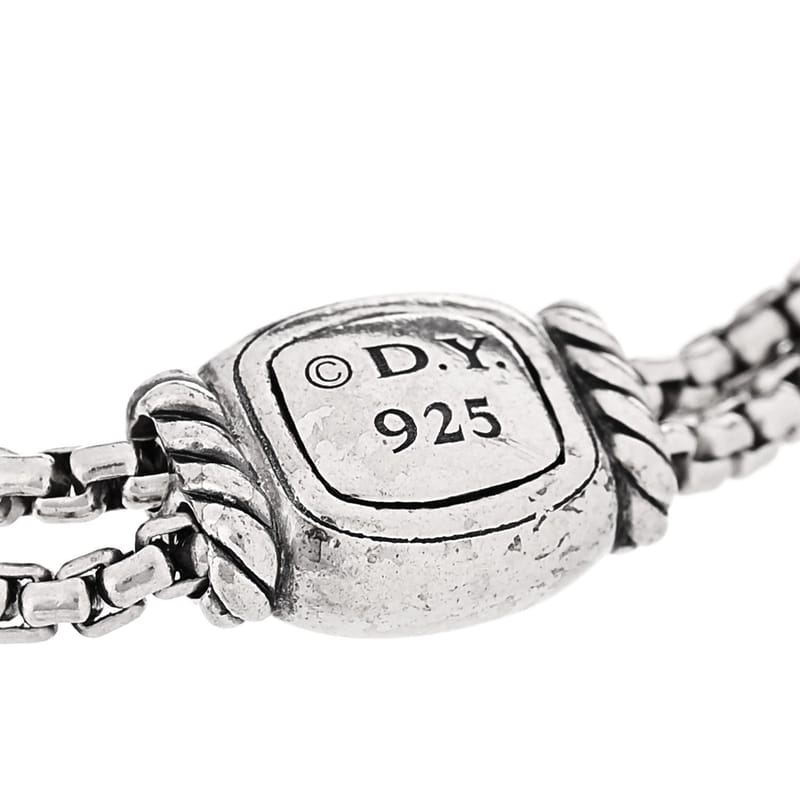 срібло 925 діамант Petite Pave Cross браслет