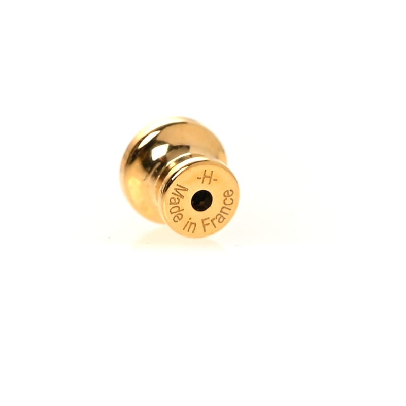 золото Lacquered Mini Pop H сережки Rouge Grenat