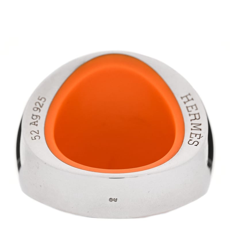 срібло 925 Resin Quark каблучка 52 6 Orange