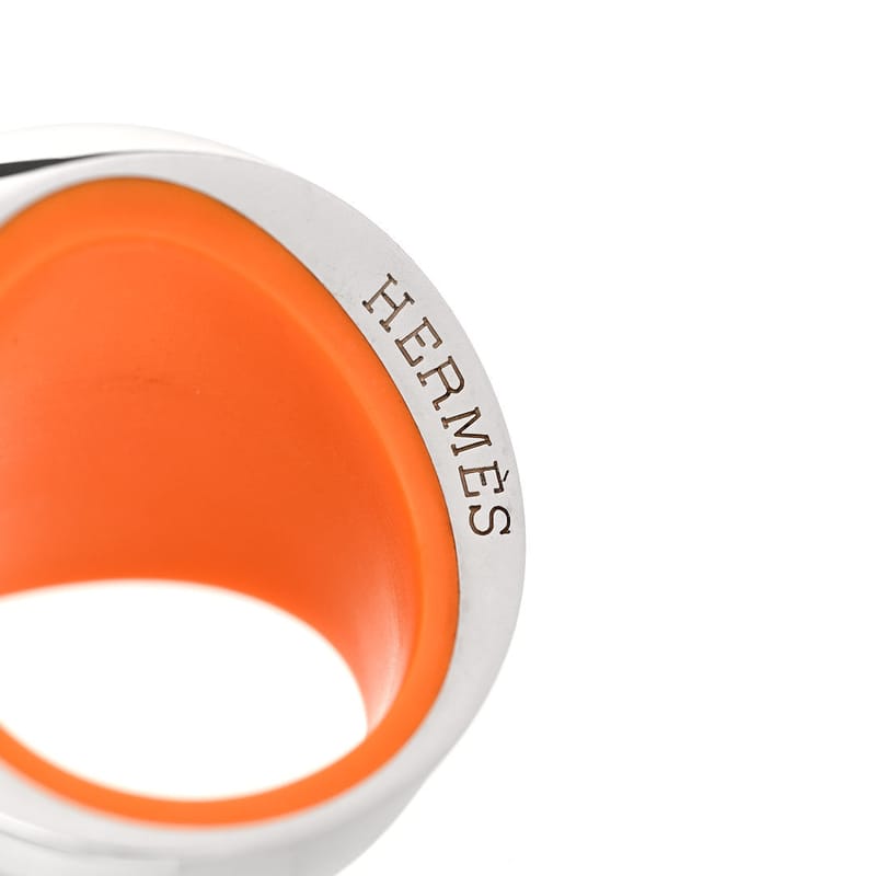 срібло 925 Resin Quark каблучка 52 6 Orange