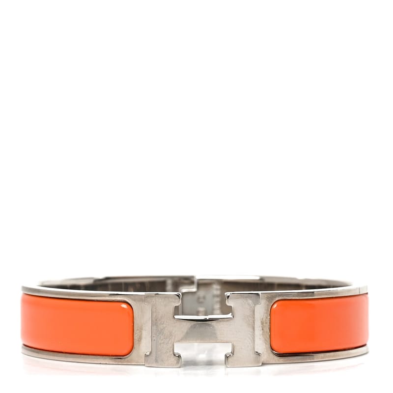 Enamel Narrow Clic Clac H браслет PM Orange