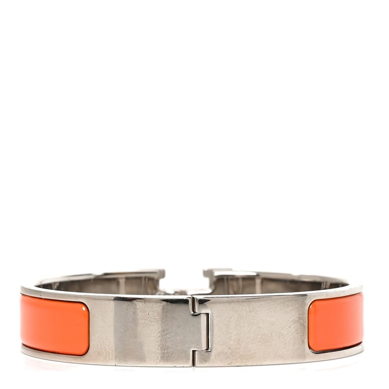 Enamel Narrow Clic Clac H браслет PM Orange