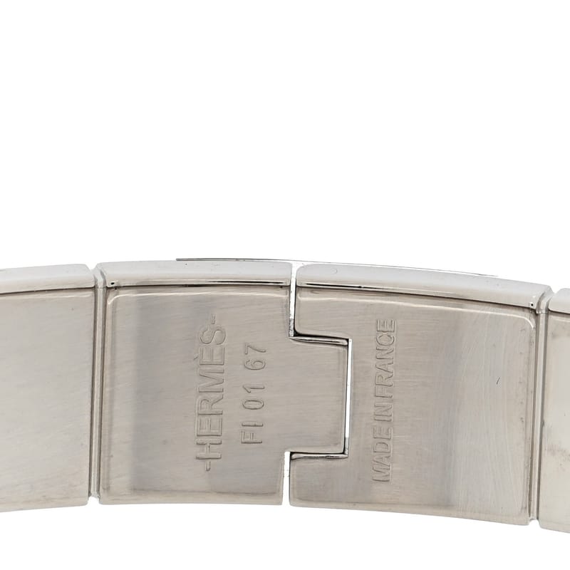 Enamel Charniere Uni Narrow Hinged браслет S Rouge Vif
