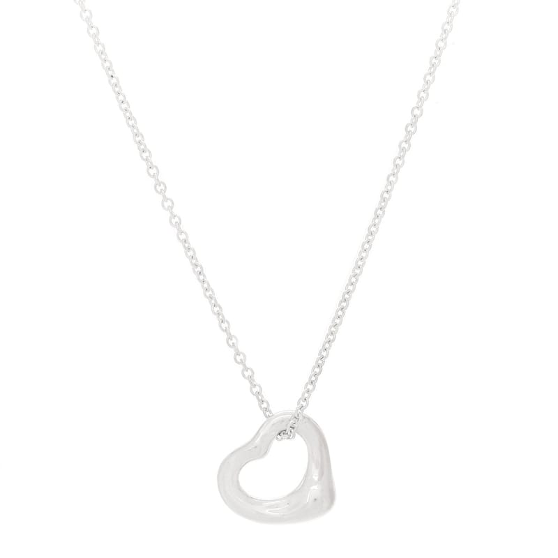 срібло 925 11mm Elsa Peretti Open Heart підвіска кольє