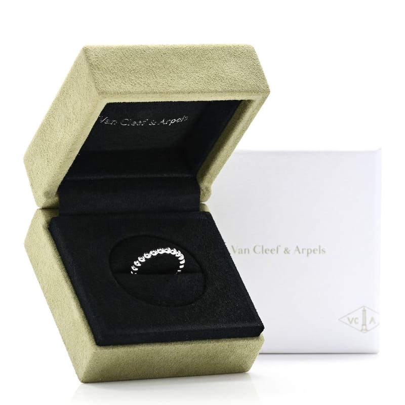 18K біле золото Medium Perlee каблучка 49 4.75