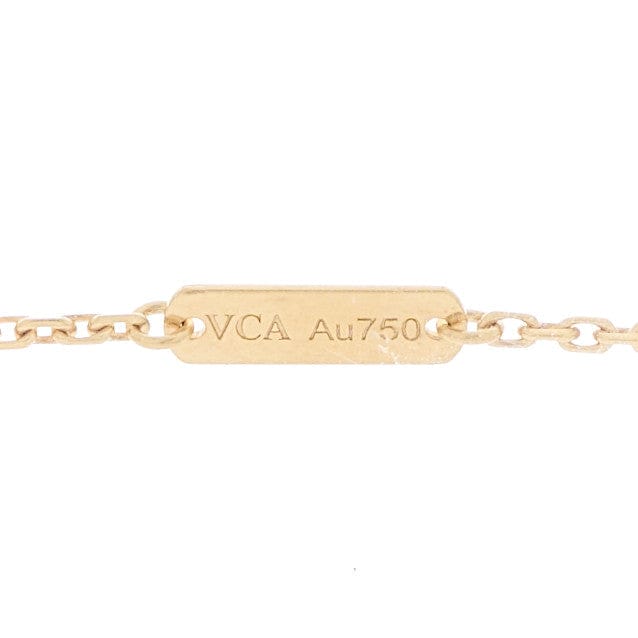 18K жовте золото Vintage Alhambra підвіска кольє