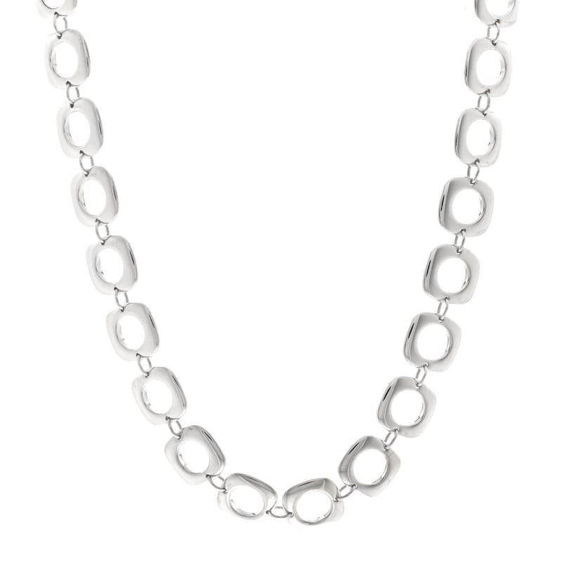 срібло 925 Cushion Square Link чокер кольє