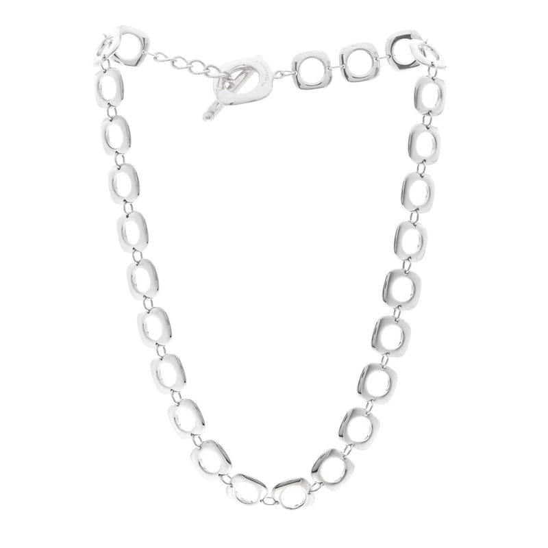 срібло 925 Cushion Square Link чокер кольє