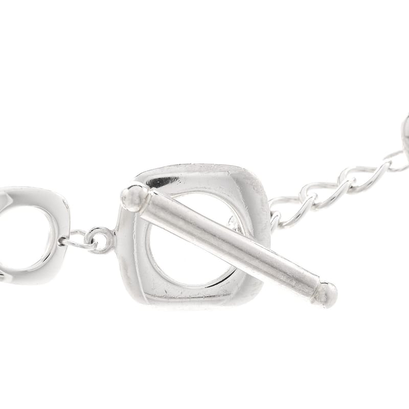 срібло 925 Cushion Square Link чокер кольє