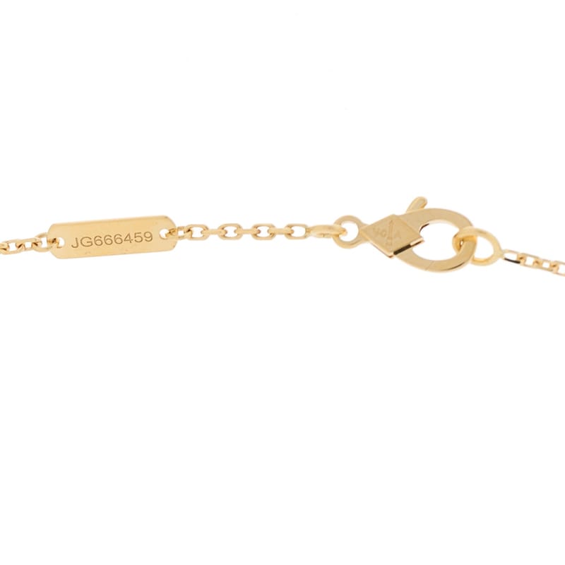 VAN CLEEF & ARPELS 18K жовте золото чорний онікс Vintage Alhambra підвіска кольє