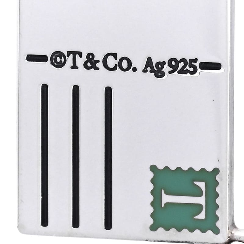 срібло 925 Enamel Milan Postcard Charm Blue