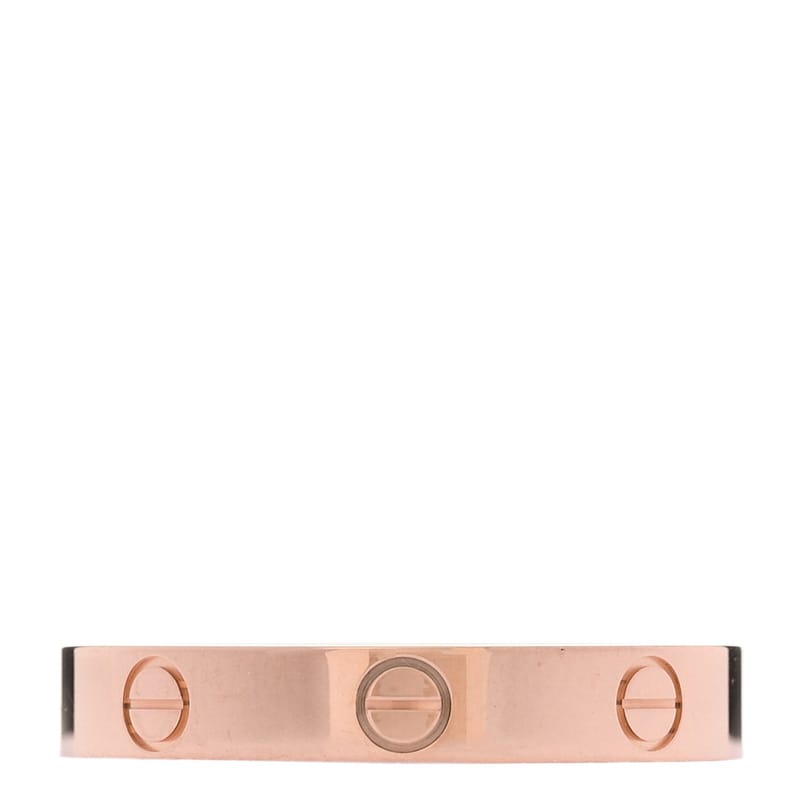 18K рожеве золото 3.5mm LOVE Wedding обручка каблучка 60 9.25