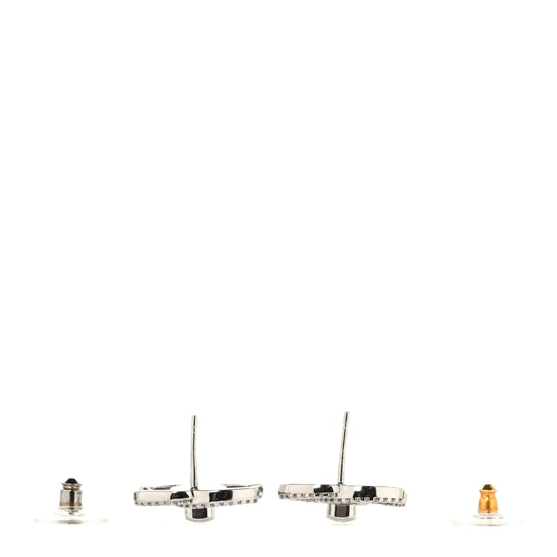 Crystal CC Turnlock сережки срібло