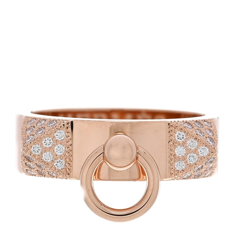18K рожеве золото діамант PM Collier de Chien каблучка 46 3.75