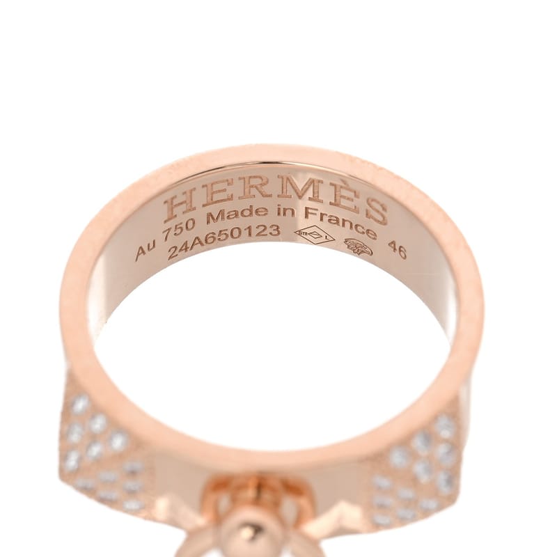 18K рожеве золото діамант PM Collier de Chien каблучка 46 3.75