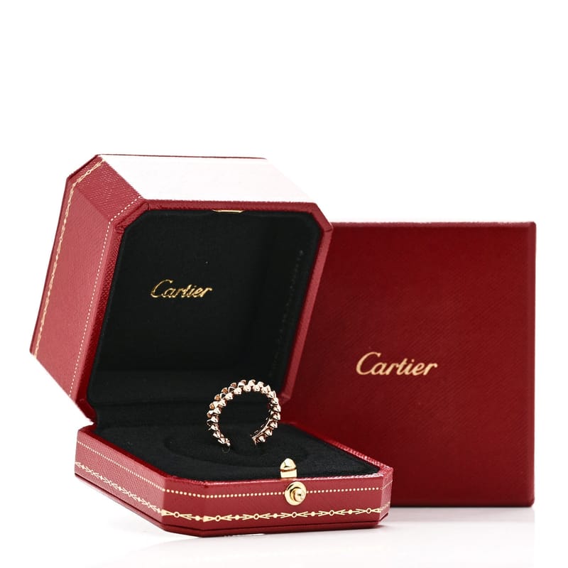 18K рожеве золото SM Clash De Cartier каблучка 52 6
