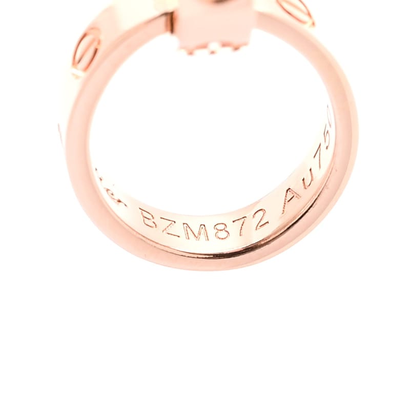 18K рожеве золото Interlocking LOVE кольє