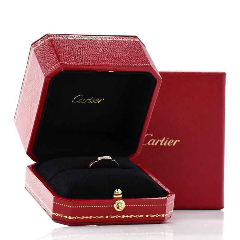 18K рожеве золото діамант Maillon Panthere Wedding обручка каблучка 49 5