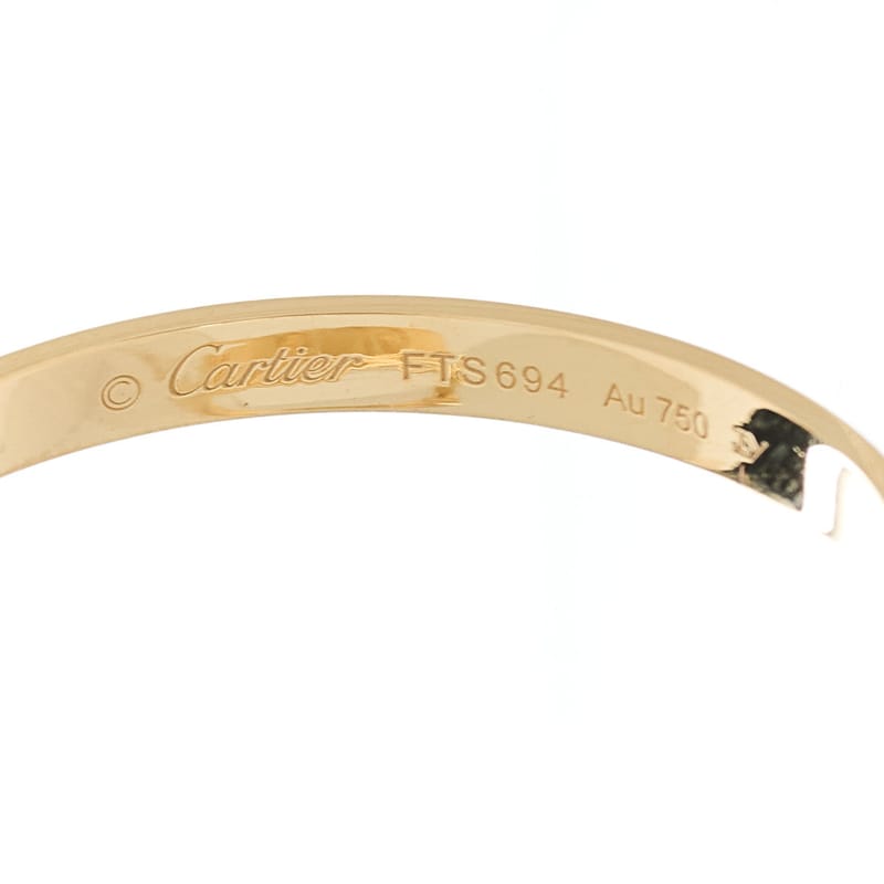 18K жовте золото Large LOVE Hoop сережки