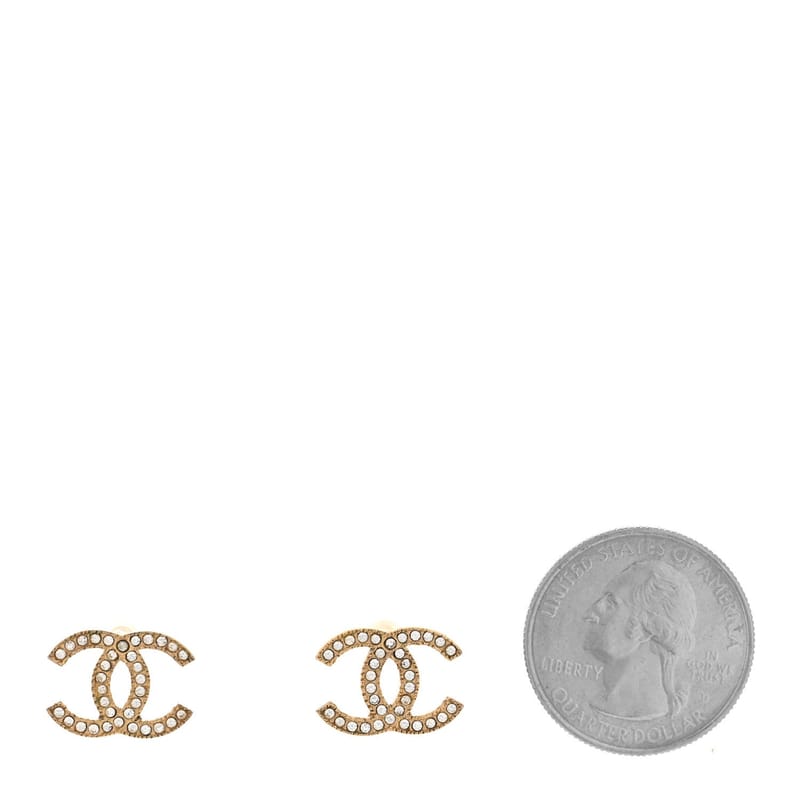 Crystal CC сережки золото