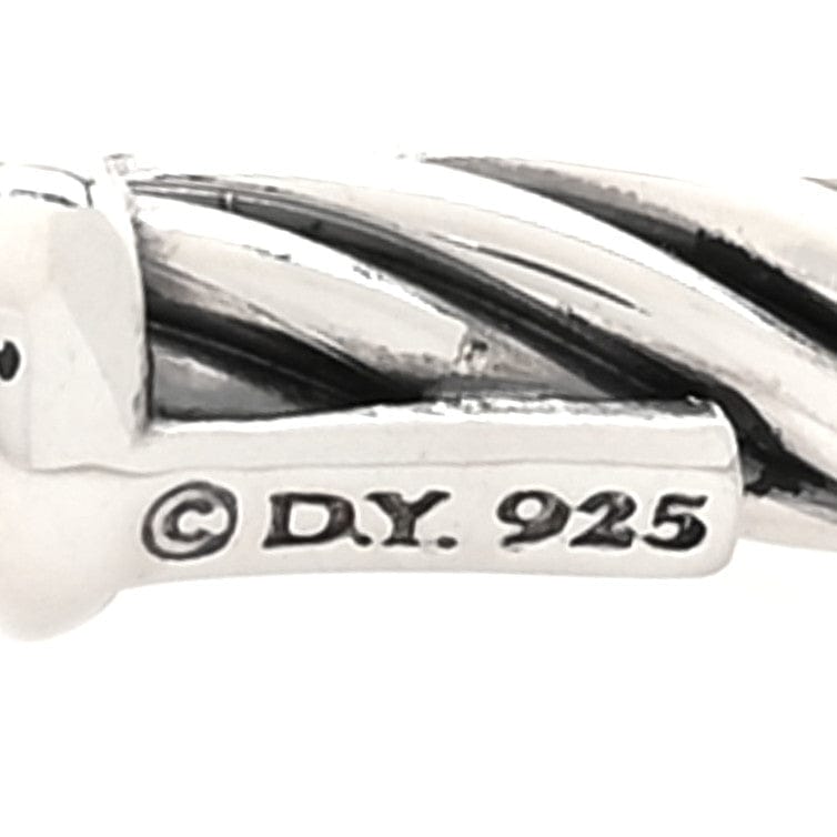 срібло 925 Large Cable Classics Hoop сережки