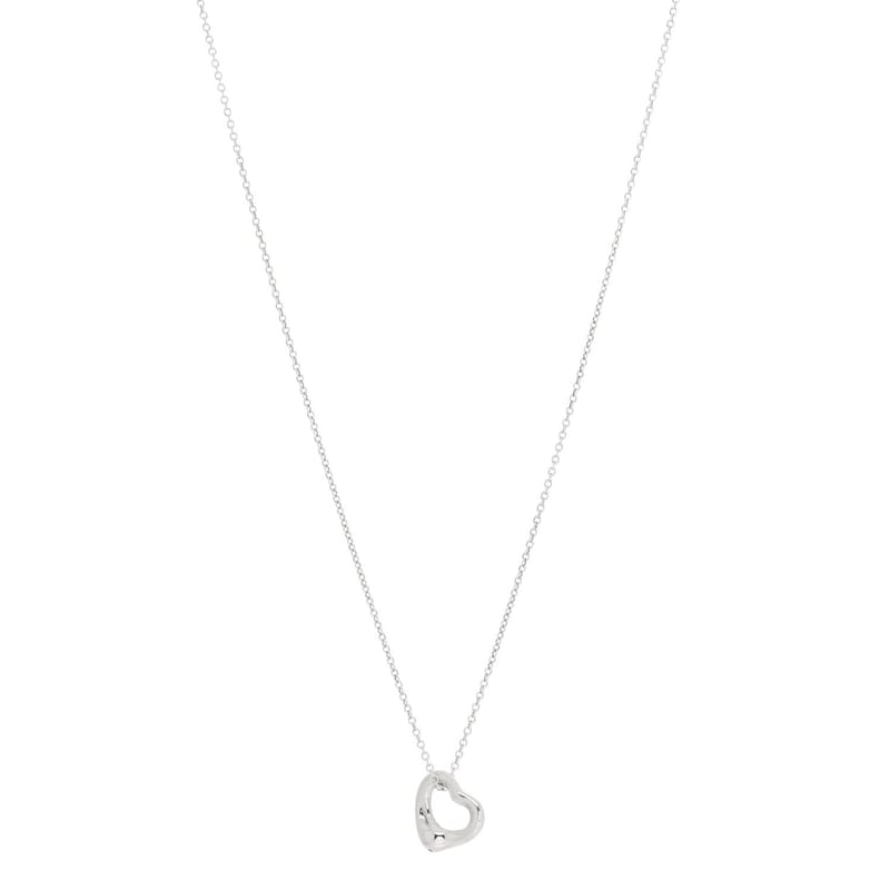 срібло 925 Elsa Peretti 11mm Open Heart підвіска кольє