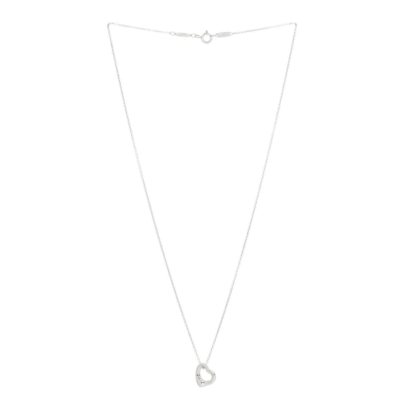 срібло 925 Elsa Peretti 11mm Open Heart підвіска кольє
